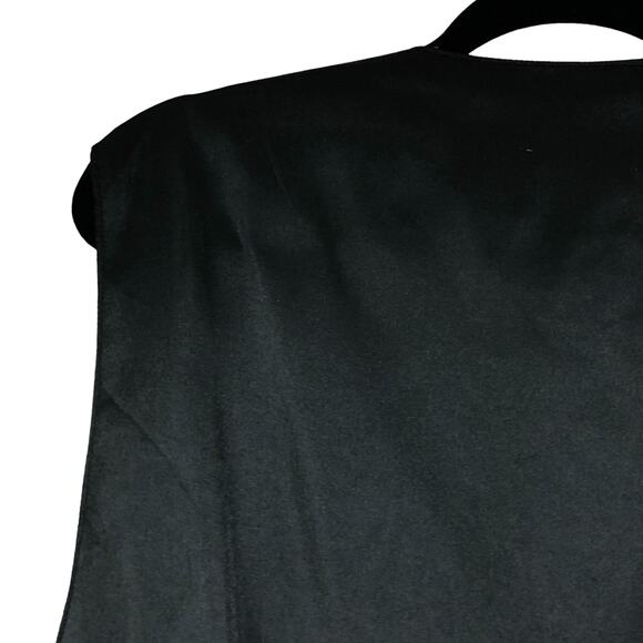 Scully Mens Size XL Leather Vest Snap Front Adjustable Waist Black *TINY FLAW - Picture 10 of 15